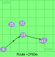 Route >2760m