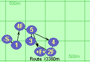 Route >3380m