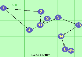 Route >5710m