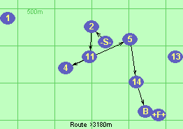 Route >3180m