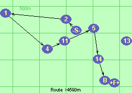 Route >4590m