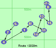 Route >2020m
