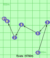 Route >6790m