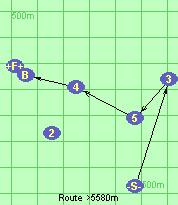 Route >5580m